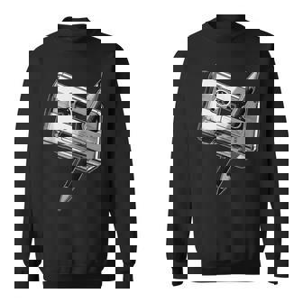 Lápiz De Cinta De Casete De Los Años 80 Retrointage Música Mixtape In Mangas Camisa de entrenamiento - Regaloses