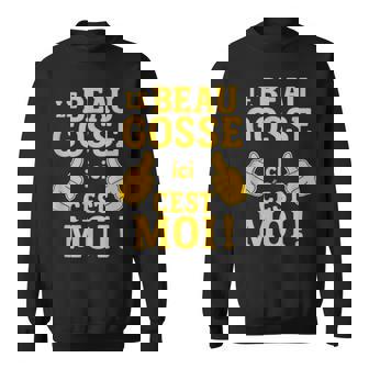 Le Beau Gosse Ici C'est Moi Phrase Humour Originale Unique Sweater e - Cadeauxyz