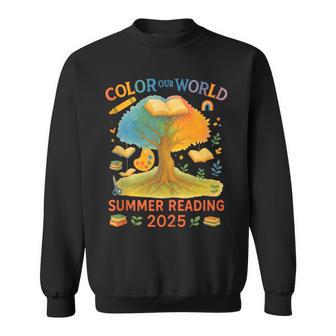 Lectura Artística Color Our Worldummer Reading 2025 Para Amantes De Los Librosobre Árboles In Mangas Camisa de entrenamiento - Regaloses
