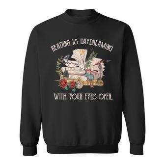 Leer Esoñar Despierto Con Los Ojos Lector Amante De Los Libros Abiertos Camisa de entrenamiento - Regaloses