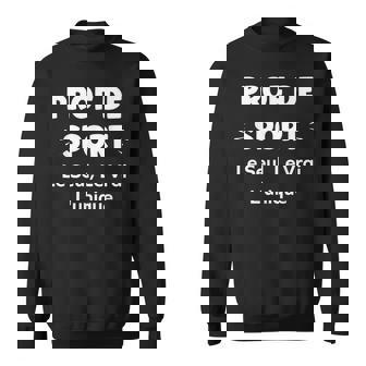 Leeul Lerai Professeur Deport Humour Prof Deport Sweater e - Cadeauxyz