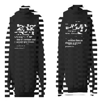 Leg Day Definition Funda Para Bomba De Gimnasio De Gran Tamaño Camisa de entrenamiento - Regaloses