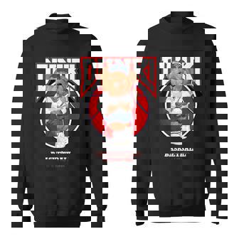 The Legend Teddy Bear Basketballlam Dunk Cool Basketball スウェットシャツ - Kawaiitshirt