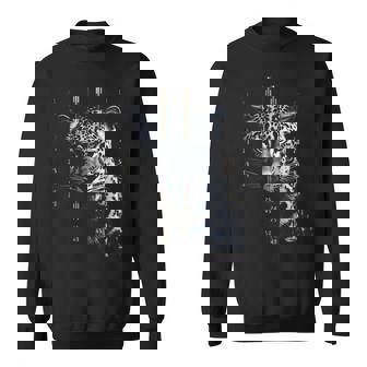 Leopardo Animal Zoo Ilustración Leopardo Camisa de entrenamiento - Regaloses