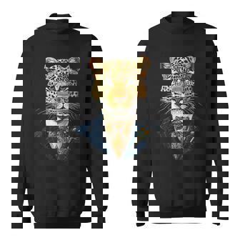 Leopardo Cara Hombres Arte Animal Lover Retrato Gráfico Leopardo Camisa de entrenamiento - Regaloses