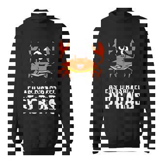 Les Amateurs De Crabeont Facilement Distraits Par Les Crabes Sweater e - Cadeauxyz