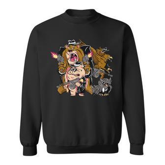 Les Forces De L'ordre Mafieuses Hardcore Animal Kingdom Sweater e - Cadeauxyz