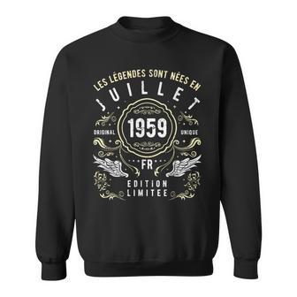 Les Légendesont Nées En Juillet 1959 Sweater e - Cadeauxyz