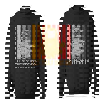Let Thathit Go パグ ヨガ ヴィンテージデザイン スウェットシャツ - Kawaiitshirt