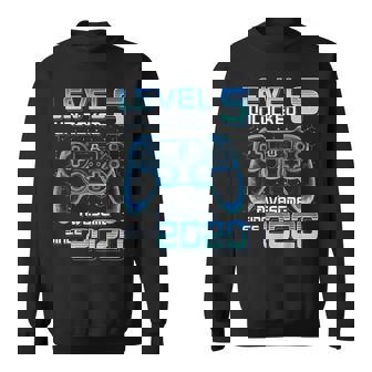 Level 5 Unlocked Video Game Party 6Th Birthday Gamer Boys Sweatshirt - Thegiftio UK