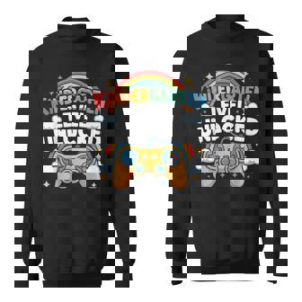 Level Up To Kindergarten Video Game First Day Of School Sweatshirt - Monsterry