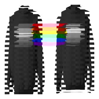 Lgbt ハートにレインボーフラッグ スウェットシャツ - Kawaiitshirt