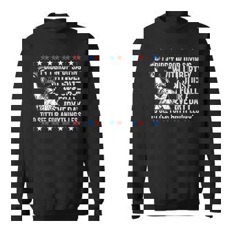 Liberty Justice For All Patriotic 4Th Of July Sweatshirt | Mazezy
