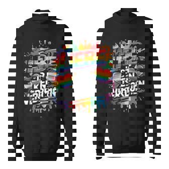 Liebe Ist Keinerbrechen Regenbogen Lgbtq Pride Sweatshirt - Geschenkecke