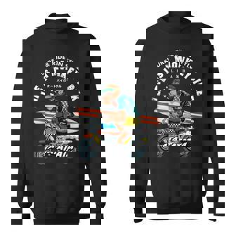 Life Is A Monkey バイク サーフィン 猿版 スウェットシャツ - Kawaiitshirt