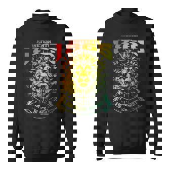 Lion Junenth 1865 I Am Black History African American Sweatshirt - Thegiftio UK