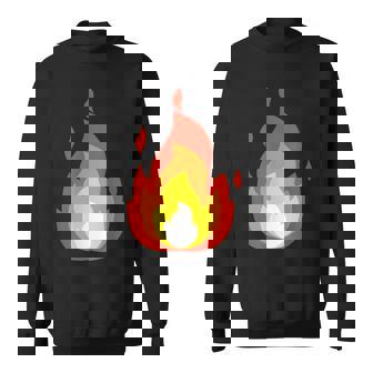 Lit Fire Flame ホットバーニングビーチパーティー スウェットシャツ - Kawaiitshirt