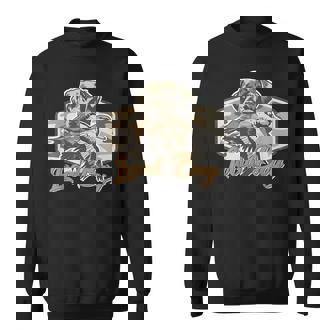 Local Boy Hunting Dog Camo Southern Country Pride Vintage Sweatshirt - Thegiftio