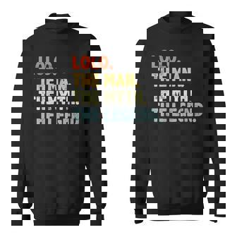 Lolo The Man Myth Legend Cadeau De Fête Des Pères Pour Papa Grand-Père Sweater e - Cadeauxyz