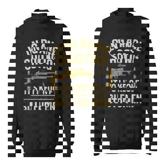 Long Range Shooting It's Like Golf But For Grunge Sweatshirt - Thegiftio