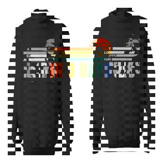 A Lot Can Happen In 3 Days Retro Vintage Sunset Sweatshirt | Mazezy
