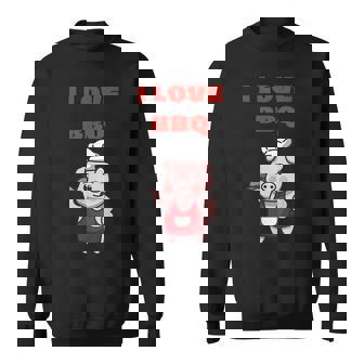 I Love Bbq グリル & スモーカー スウェットシャツ - Kawaiitshirt