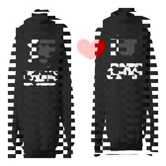 I Love Cats I Heart Cats スウェットシャツ - Kawaiitshirt