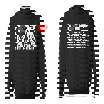 I Love My Crazy Hot Cougar Girlfriend I Love My Cougar Gf Sweatshirt - Thegiftio