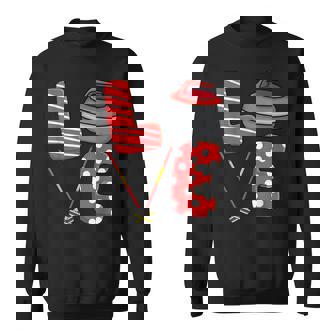 Love Curling ほうき スクワッド カーラー カーリング バレンタインデー スウェットシャツ - Kawaiitshirt