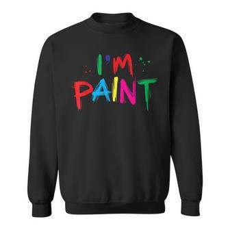 I Love To Finger Paint I Heart To Finger Paint I'm Paint Sweatshirt - Thegiftio UK