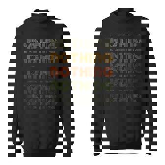 Love Heart Nothing グランジ ビンテージスタイル ブラック Nothing スウェットシャツ - Kawaiitshirt