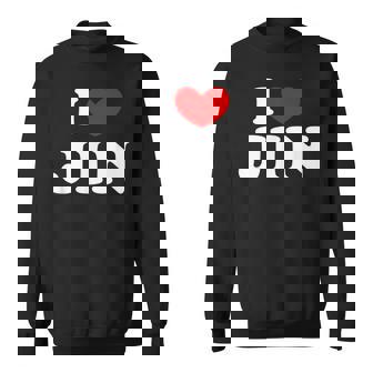 I Love Jin 私は愛する Jin スウェットシャツ - Kawaiitshirt