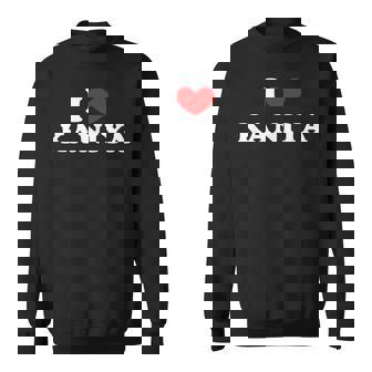 I Love Kaniya 私は愛する Kaniya スウェットシャツ - Kawaiitshirt