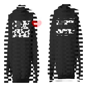 I Love Mywag アイ・ラブ・マイ・スワッグ、アイ・ハート・マイ・スワッグ スウェットシャツ - Kawaiitshirt