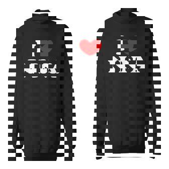 I Love Nina 私は愛する Nina スウェットシャツ - Kawaiitshirt