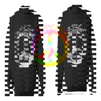 Love Peace 60年代70年代ヒッピーコスチューム Love Peace スウェットシャツ - Kawaiitshirt