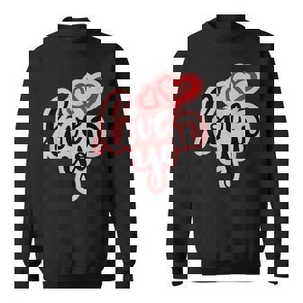 Love You Heart バレンタインデー 好きな人 パートナー 愛 スウェットシャツ - Kawaiitshirt