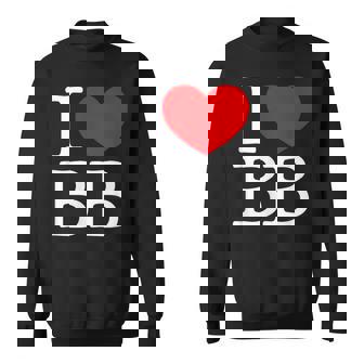 I Love ハート Bb スウェットシャツ - Kawaiitshirt