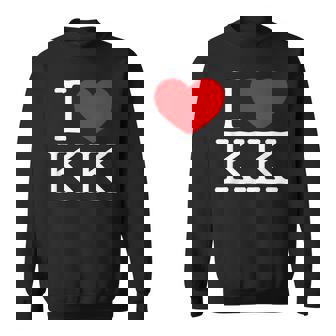 I Love ハート Kk スウェットシャツ - Kawaiitshirt