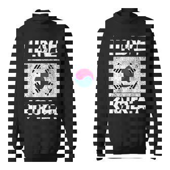 I Love 韓国 韓国 家族 旅行 お土産 スウェットシャツ - Kawaiitshirt