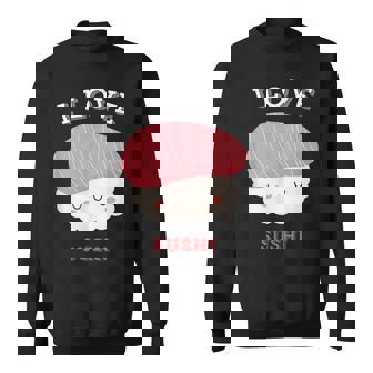 I Loveushi I Loveushi Japan Food 巻にぎり魚 スウェットシャツ - Kawaiitshirt