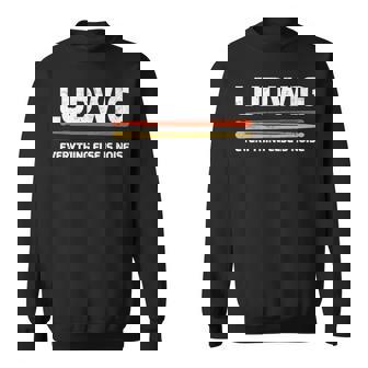 Ludwig Everything Else Is Noise クラシック音楽ドラムスティック スウェットシャツ - Kawaiitshirt