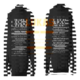 Lukas Completely Unexplainable Notices Everything But Won’T Say It Name Sweatshirt | Seseable UK