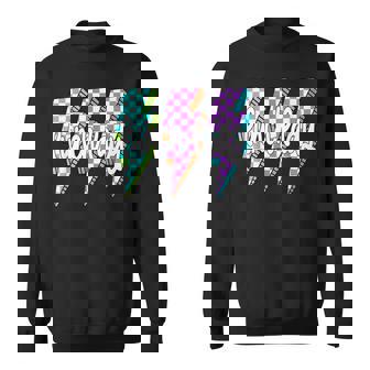 Lunch Lady Back To School Checkered First Day Of School Sweatshirt - Monsterry