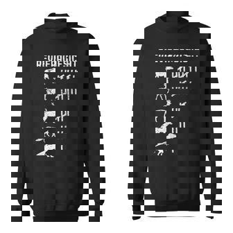 Lustiges Jagen Eber Tyranno Rex Reh Jäger Jagd Revier Sweatshirt - Geschenkecke