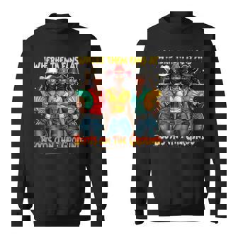 Where Them Fans At Boots On The Ground Western Dance Sweatshirt - Thegiftio