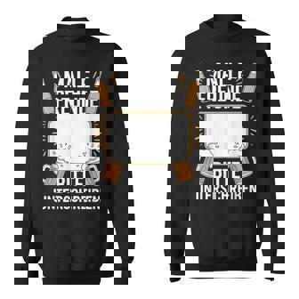 Malle Freunde Bitte Unterschreiben Mallorca Party Urlaub Sweatshirt - Geschenkecke