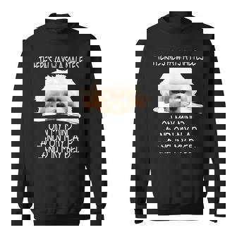 Maltese Dog Is On My Mind 面白い子犬オーナーデザイン スウェットシャツ - Kawaiitshirt