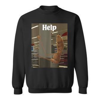 Marcus The Worm Help Meme Sweatshirt - Thegiftio UK