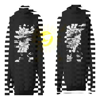 Marguerite Dabbing Motif Marguerite Drôle Sweater e - Cadeauxyz